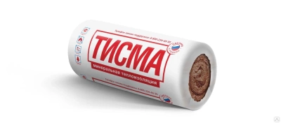 Мин. вата ТИСМА (8300х1200х50мм)х2 (фото)