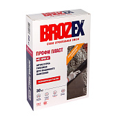 Гипсовая штукатурная смесь BROZEX Профи Пласт GPM 51 (белая), 30 кг (1/40) (фото)